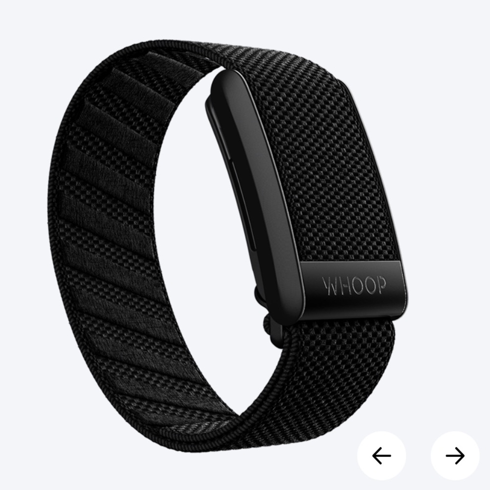 NWT Whoop 4.0 Black Fitness Band